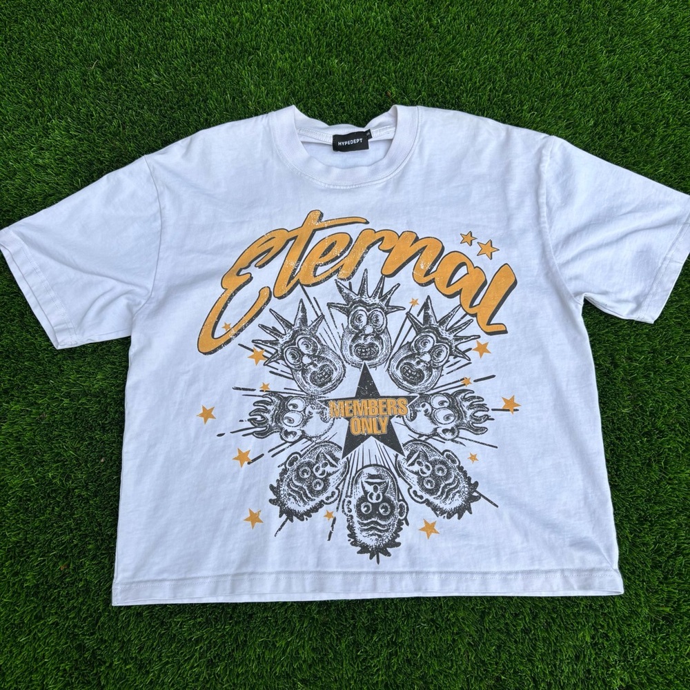 Members Only White Graphic T-Shirt